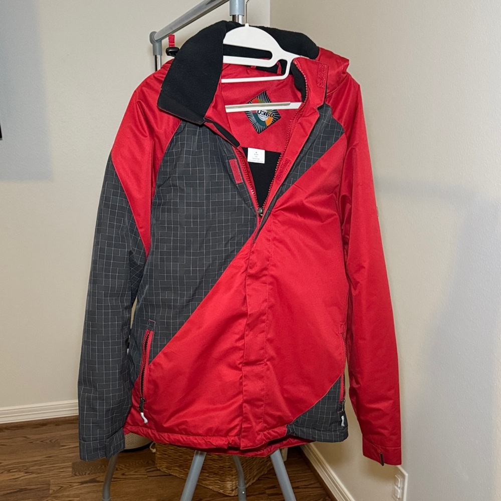 B360 Red and Black Jacket